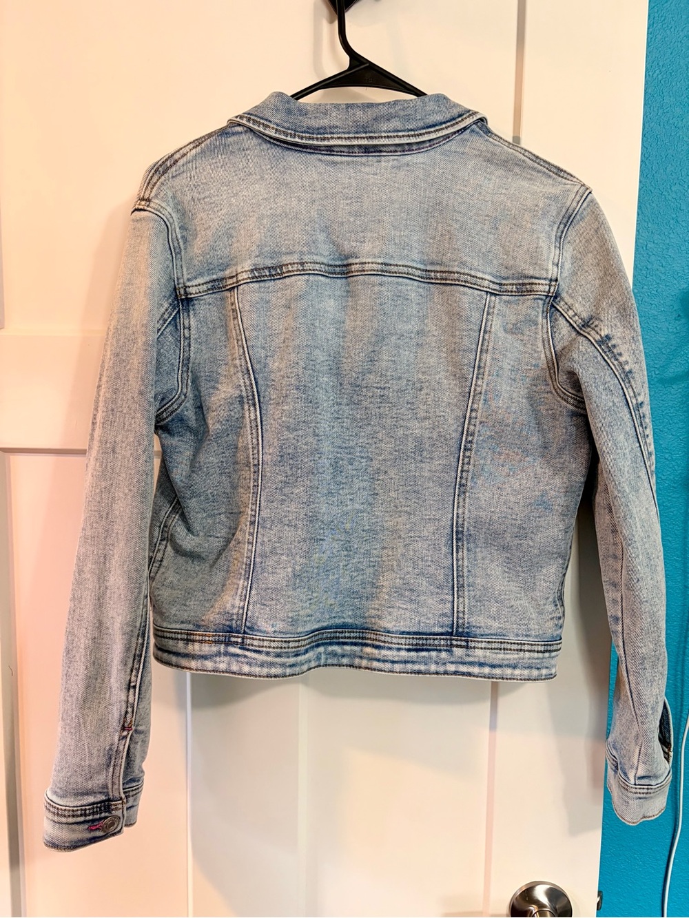 Kensie Light Blue Denim Jean Jacket - Picture 5 of 5